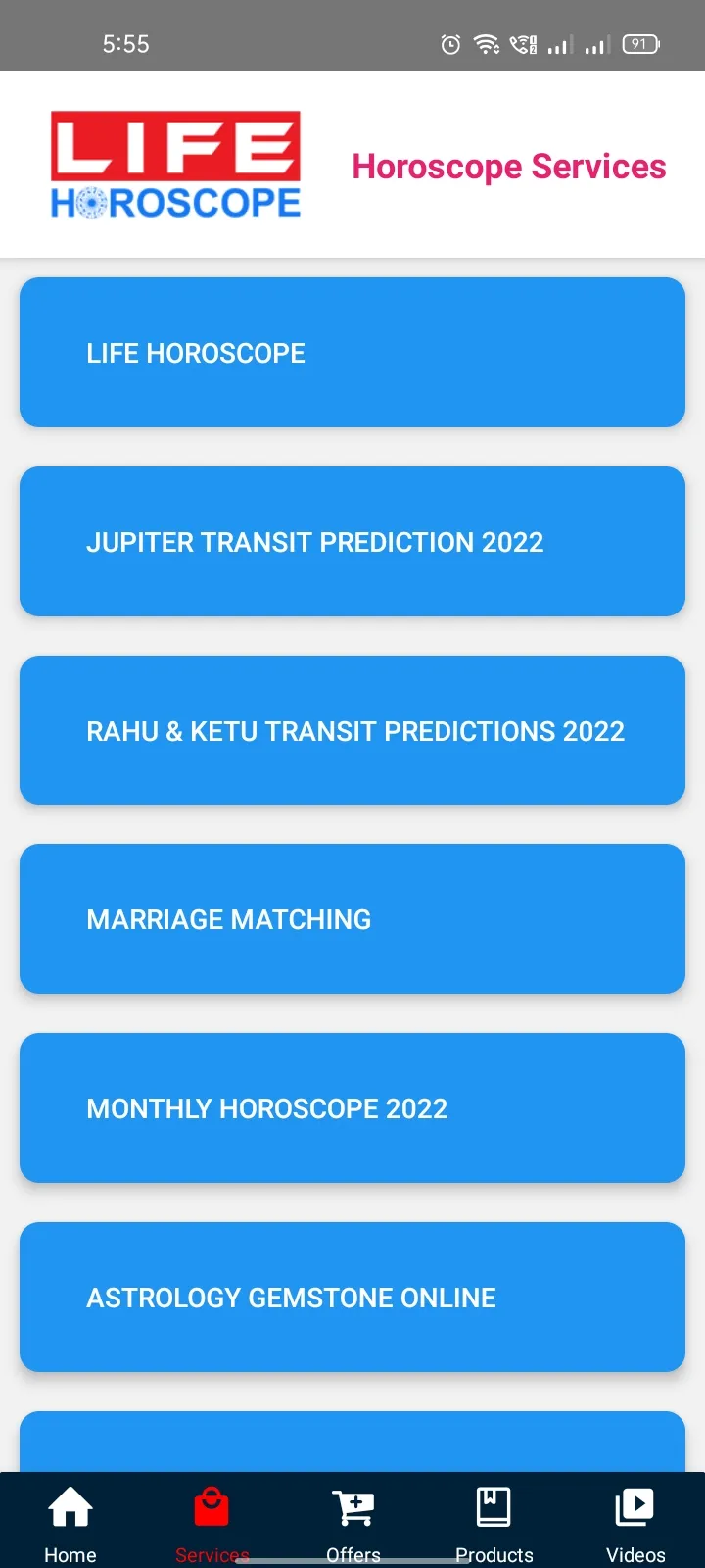 Life Horoscope | Indus Appstore | Screenshot