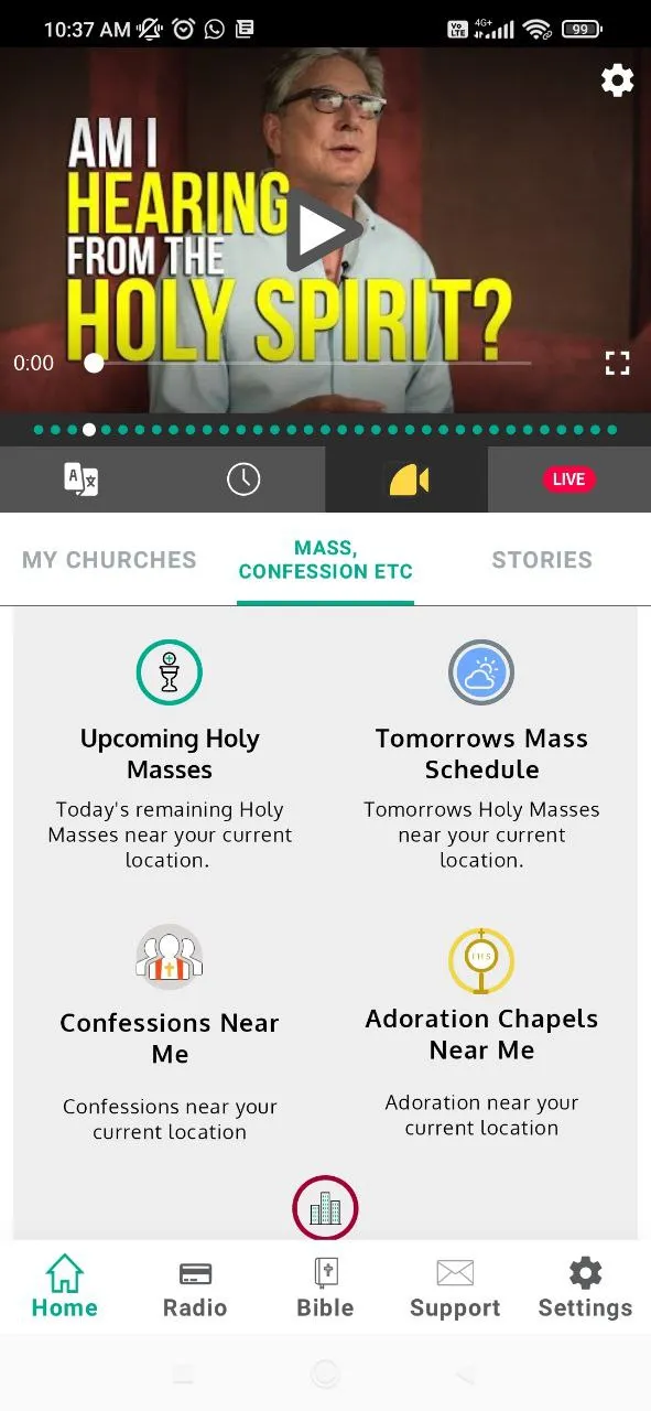 Divine Blizz: Mass Timings App | Indus Appstore | Screenshot