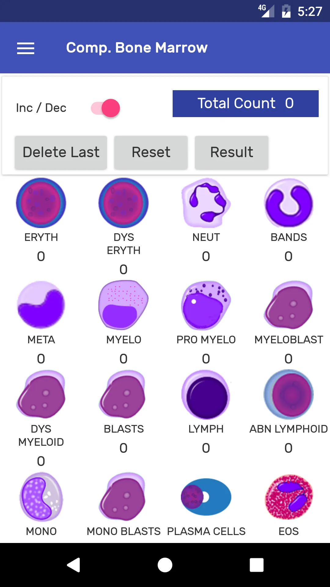 Haematology Counter | Indus Appstore | Screenshot