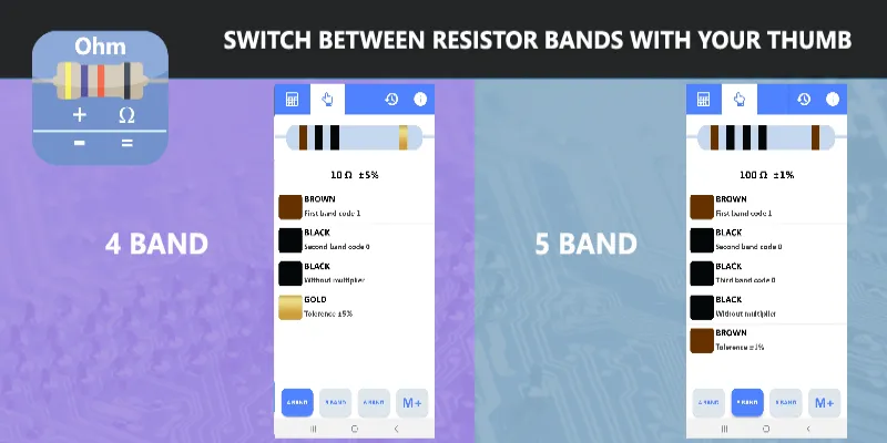 Resistor Color Code Calculator | Indus Appstore | Screenshot