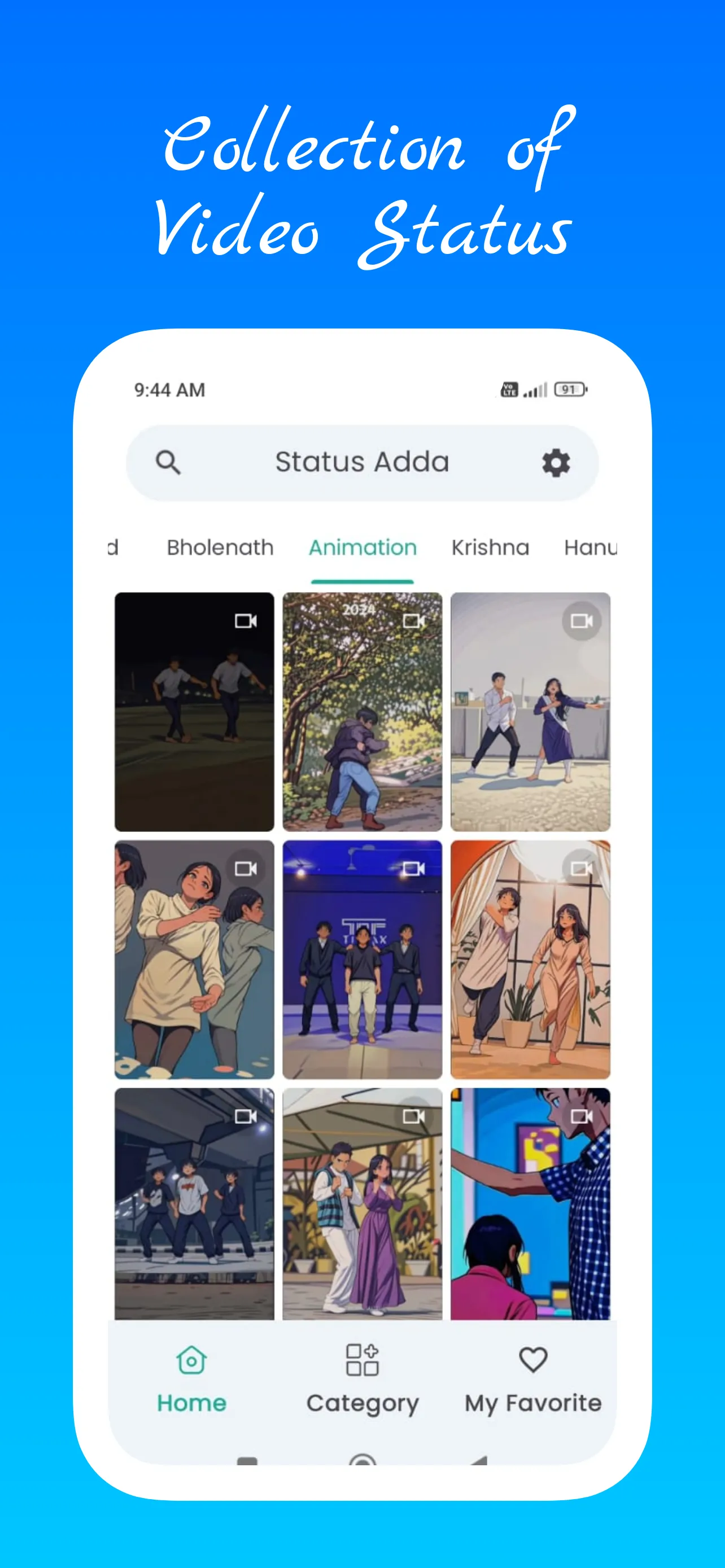 Full Screen Video Status | Indus Appstore | Screenshot