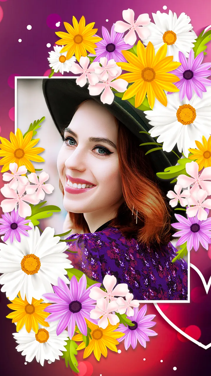 Flower Photo frame 2024 | Indus Appstore | Screenshot