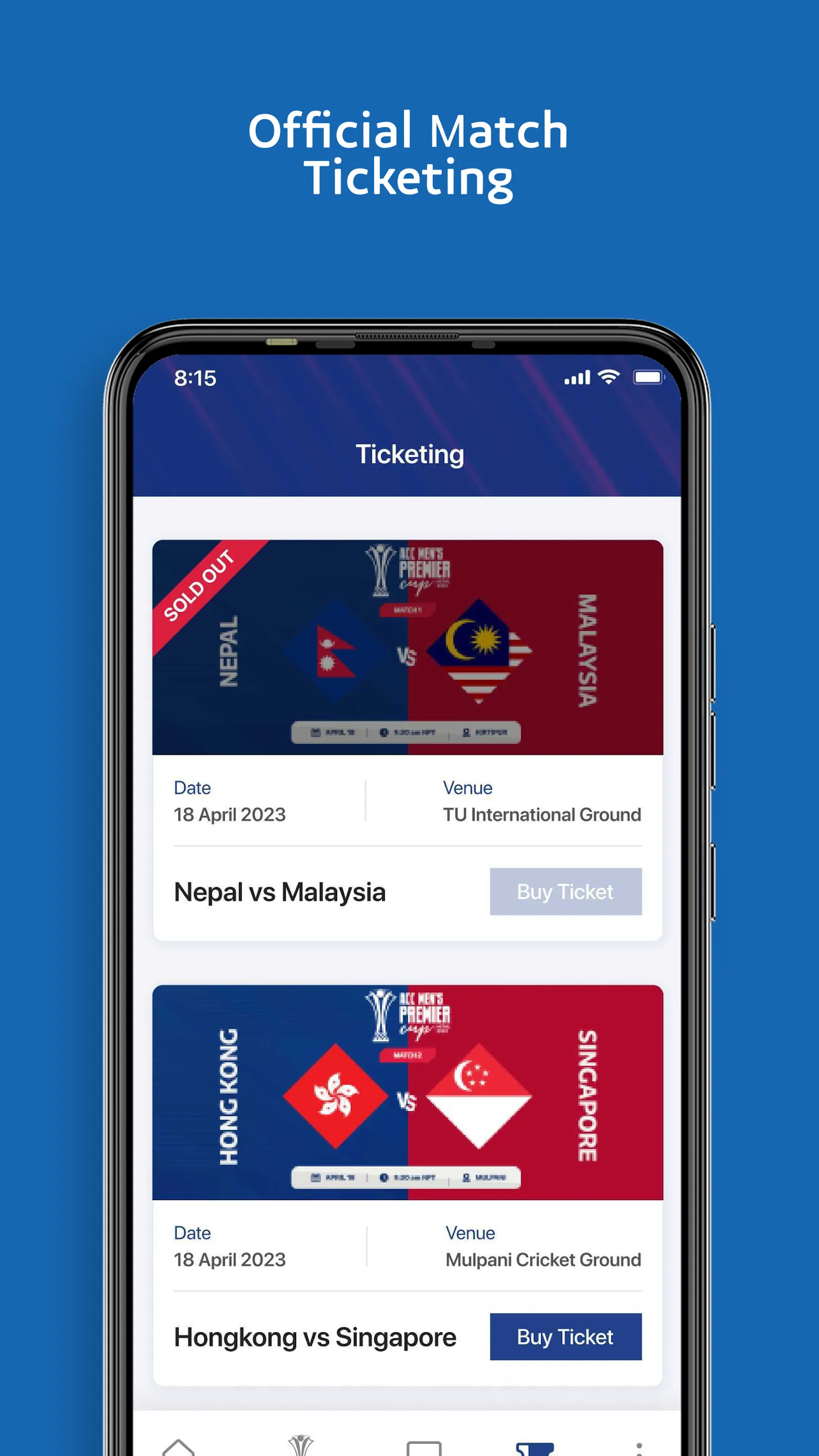 Cricket Association of Nepal | Indus Appstore | Screenshot