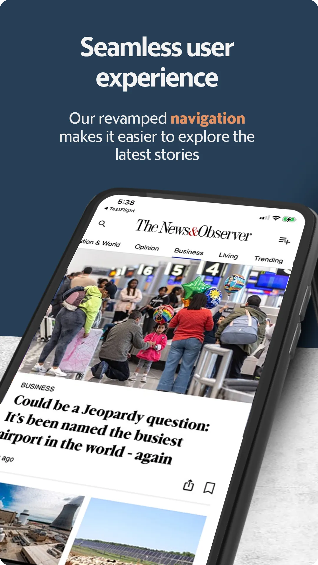 News & Observer (N&O): Mobile | Indus Appstore | Screenshot