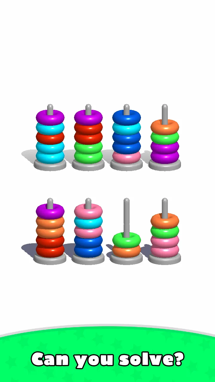 Sort Hoop Stack Color - 3D Col | Indus Appstore | Screenshot