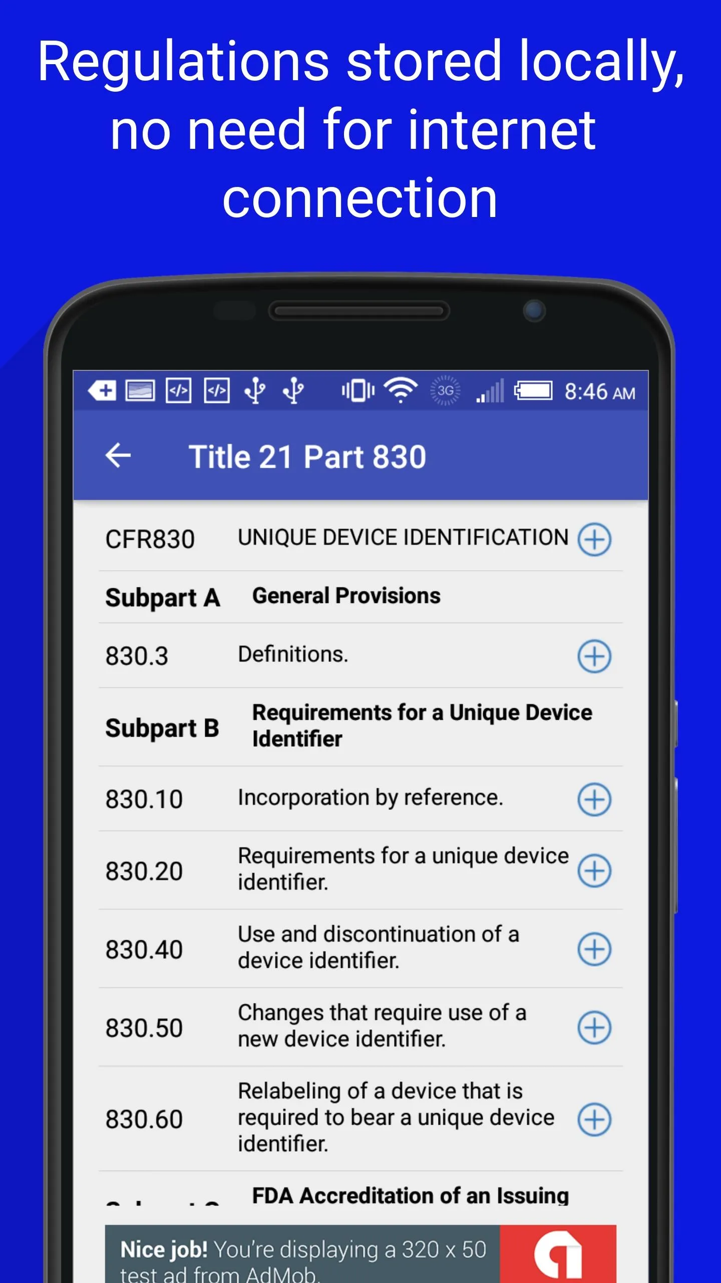 FDA Regulations | Indus Appstore | Screenshot