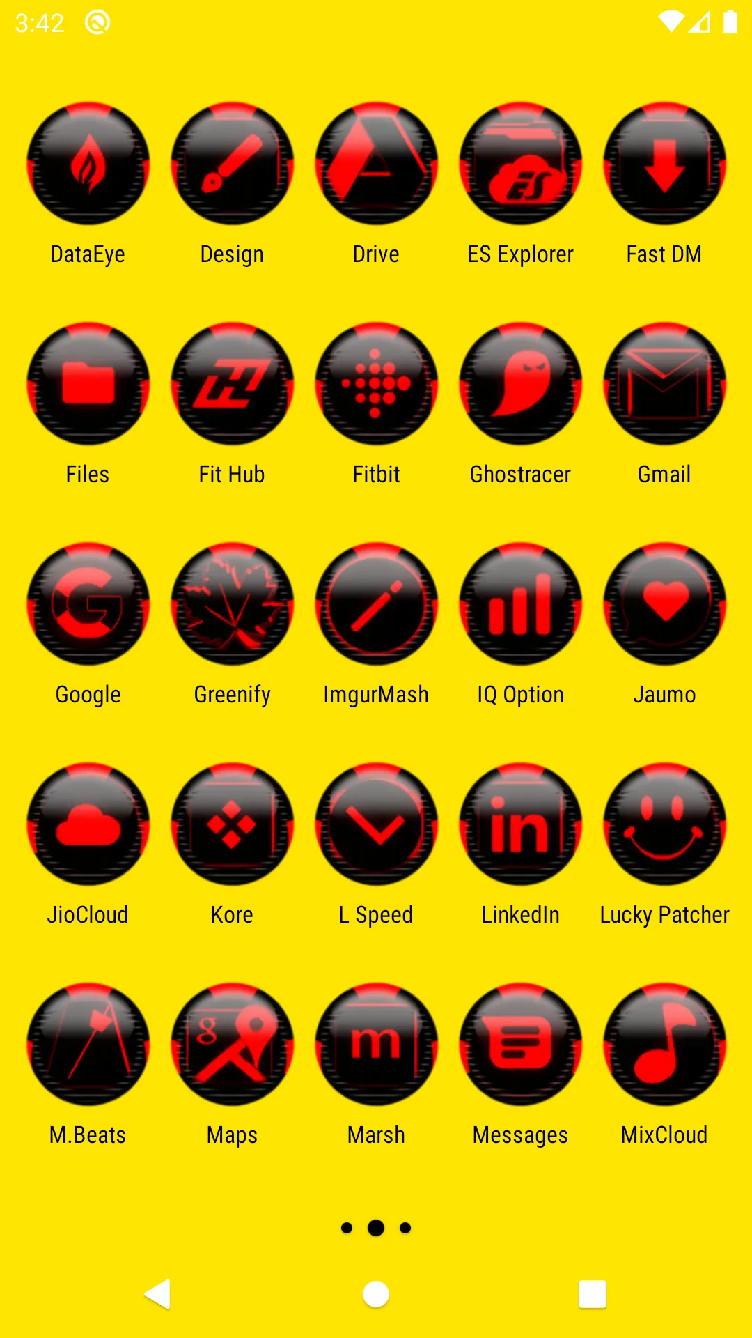 Red Icon Pack Style 6 | Indus Appstore | Screenshot