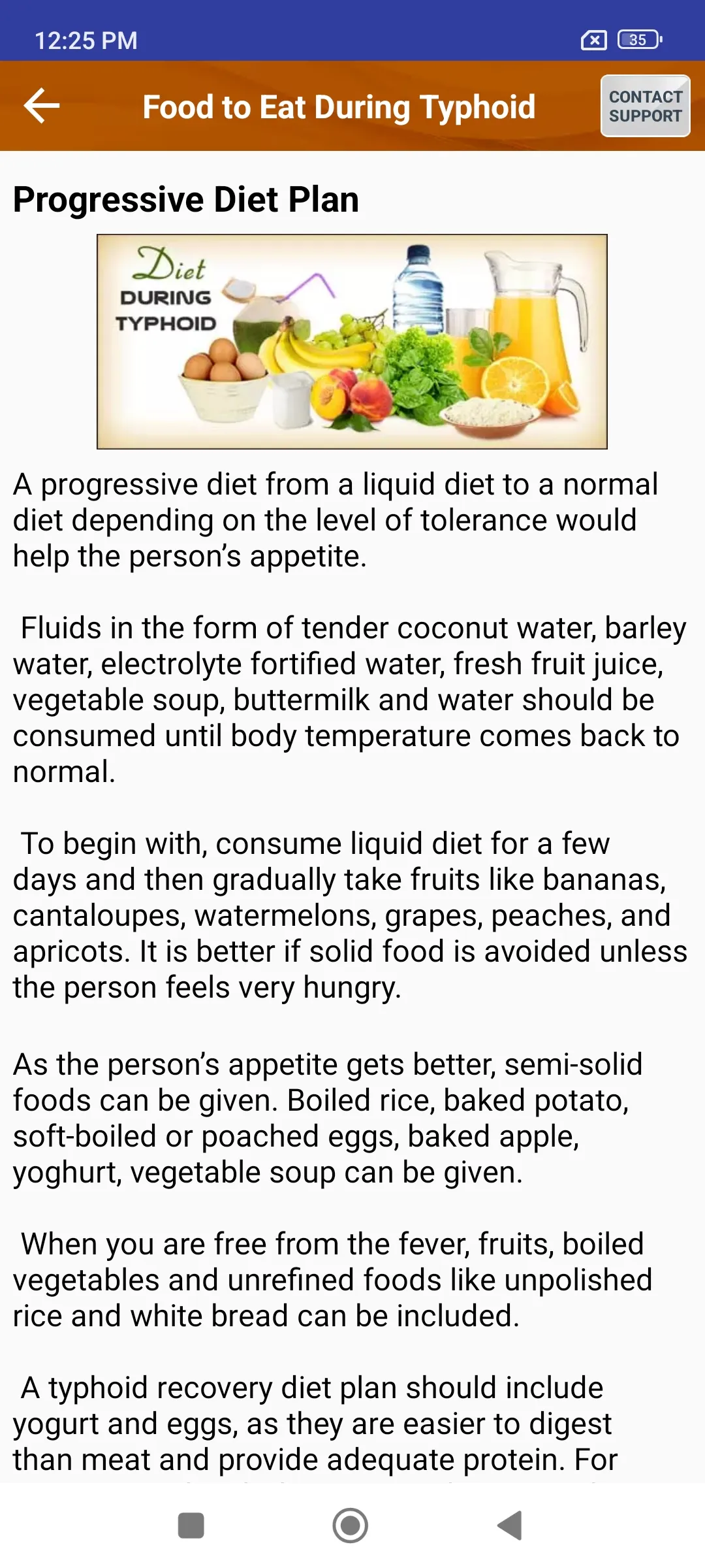 Typhoid Fever Diet & Treatment | Indus Appstore | Screenshot