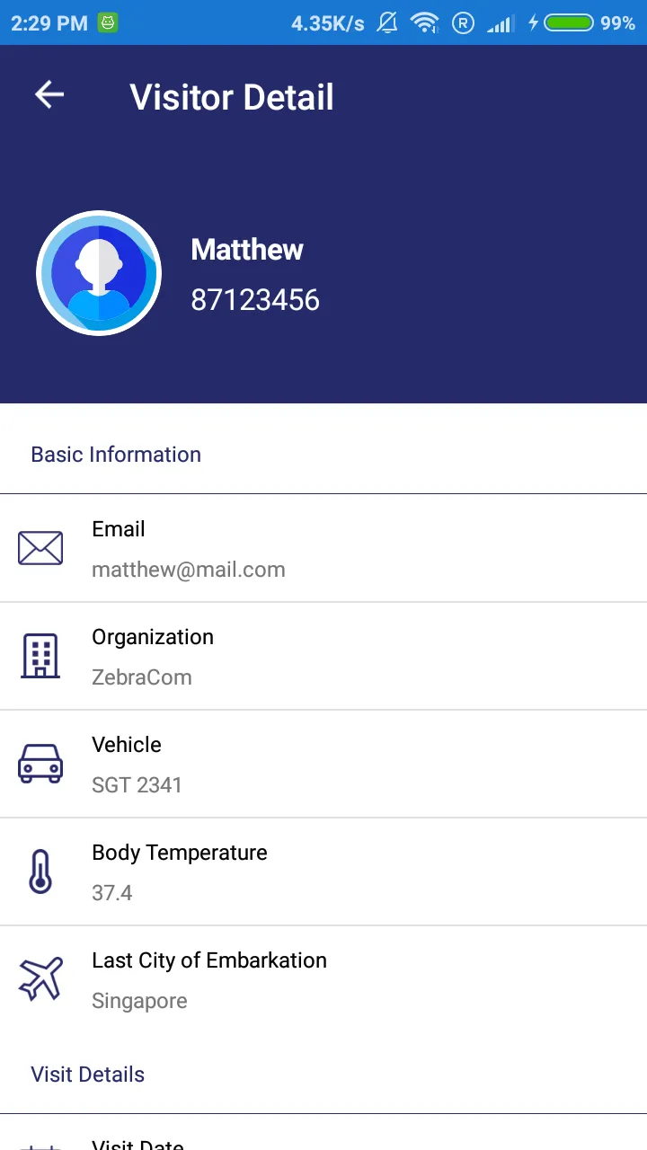 ZoVM - Visitor Management | Indus Appstore | Screenshot