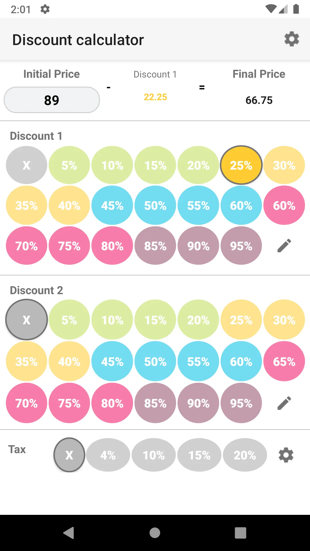 Discount Calculator | Indus Appstore | Screenshot