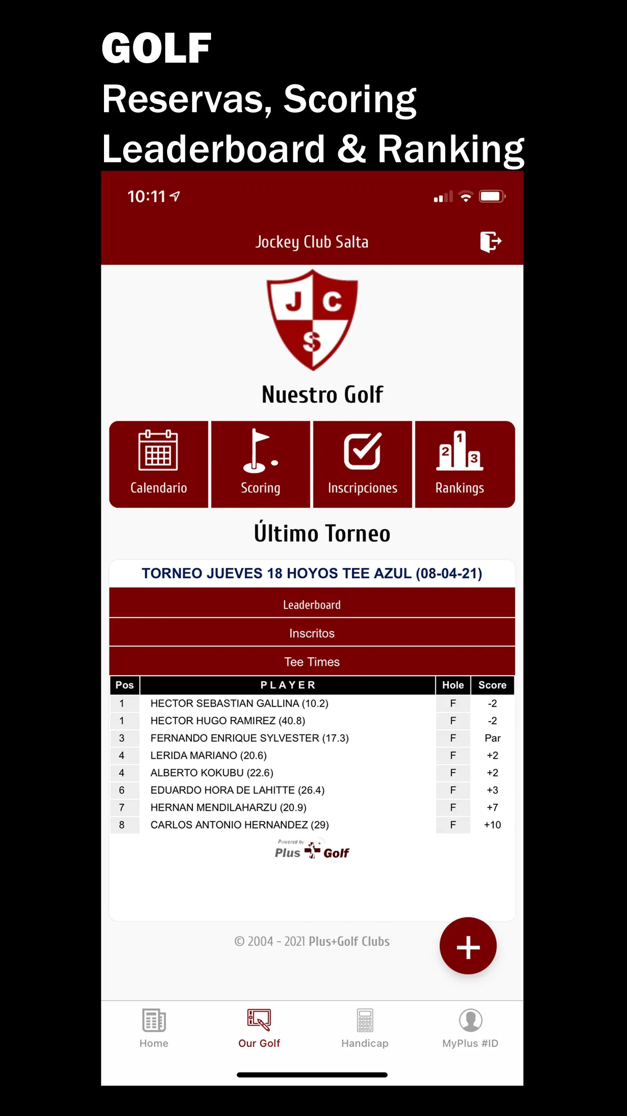 Jockey Club Salta Golf | Indus Appstore | Screenshot