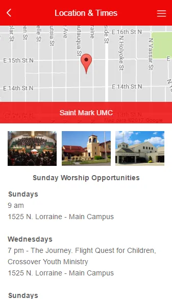 Saint Mark UMC Wichita | Indus Appstore | Screenshot