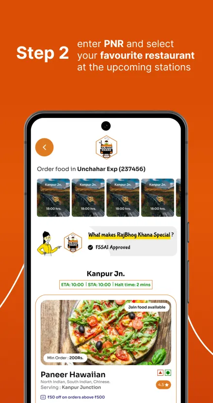 Rajbhog Khana - food on train | Indus Appstore | Screenshot