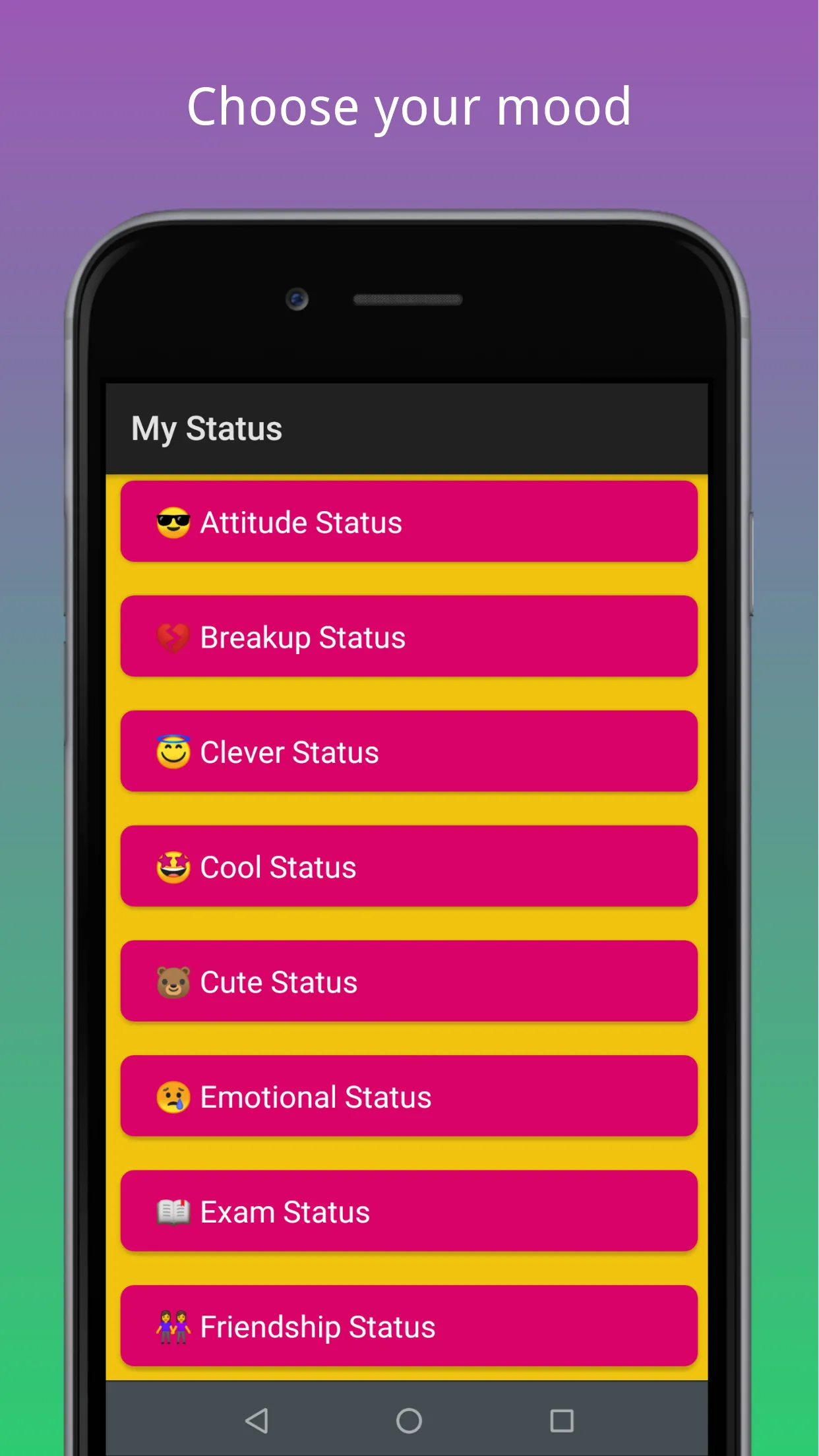 My Status | Indus Appstore | Screenshot