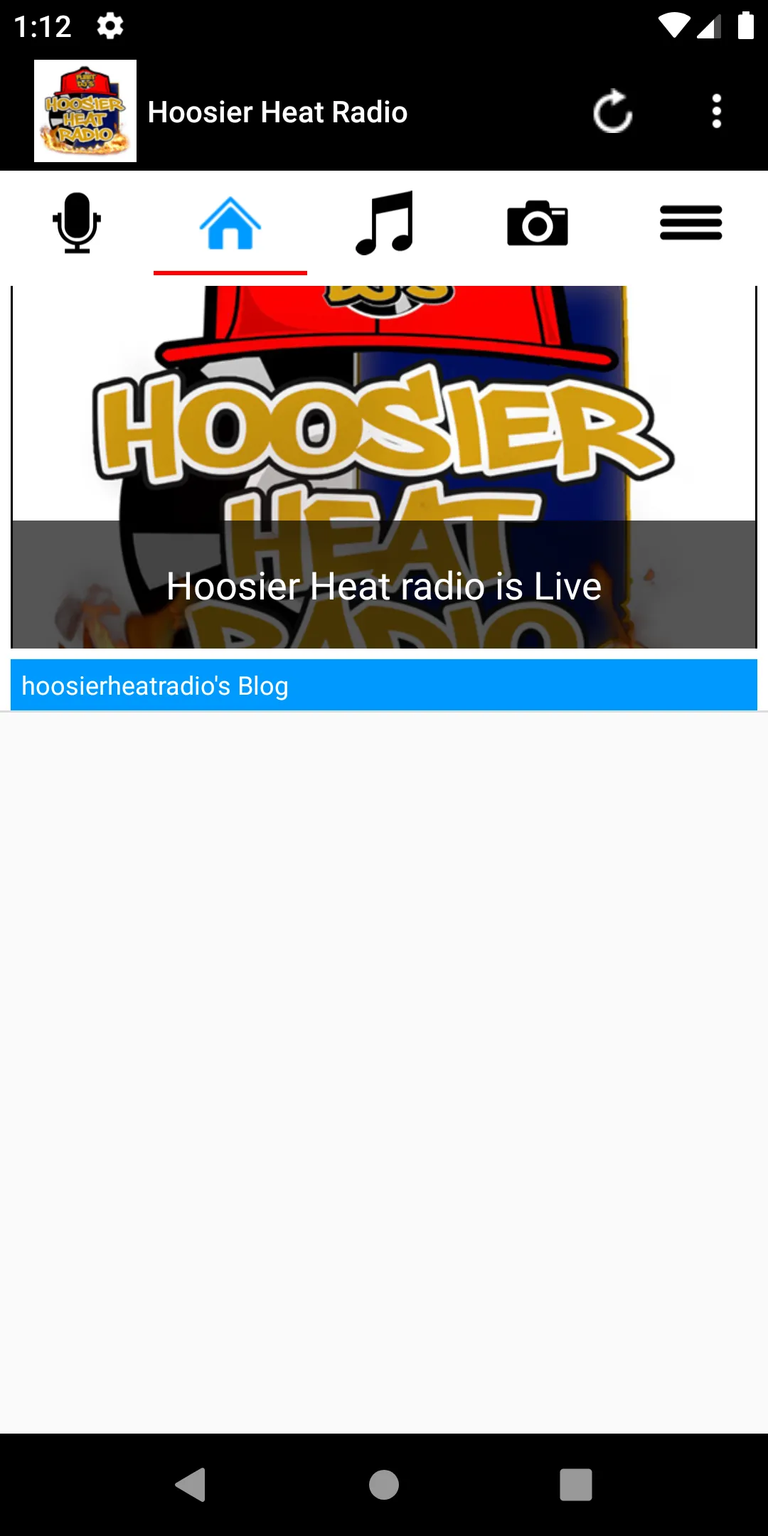 Hoosier Heat Radio | Indus Appstore | Screenshot