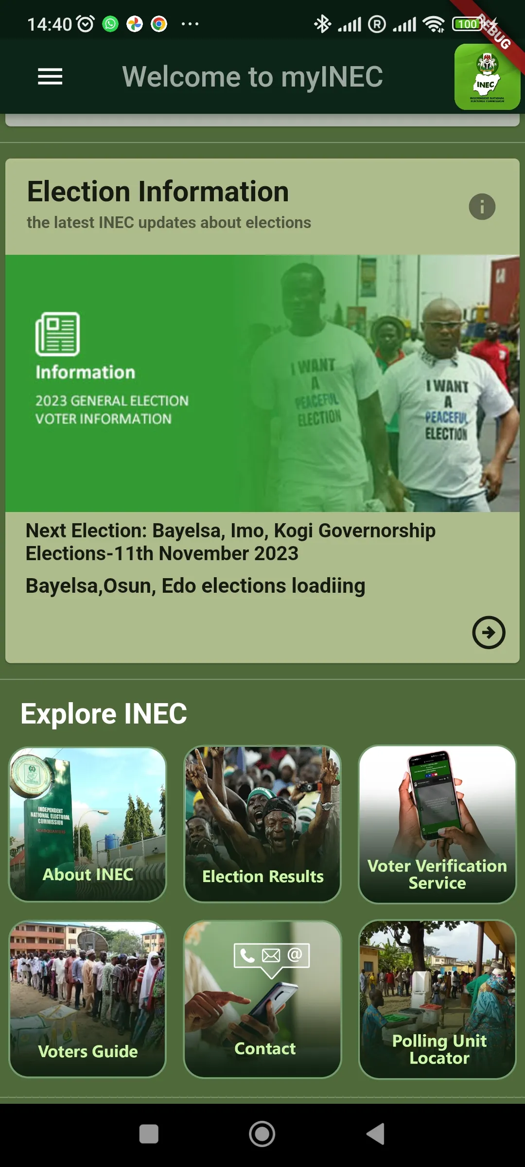 myINEC: Official app of INEC | Indus Appstore | Screenshot