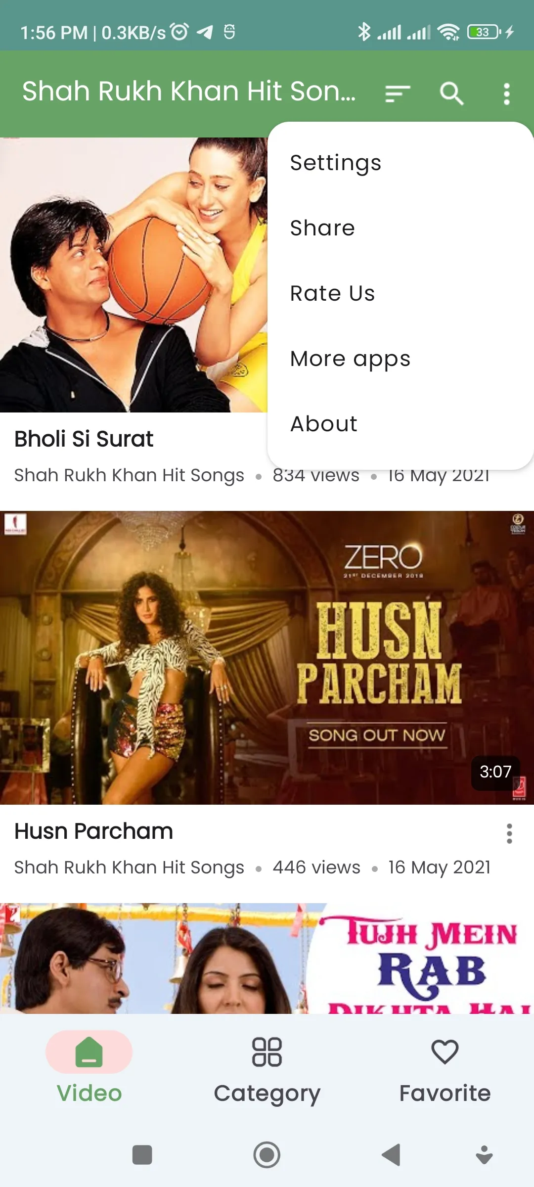 Shah Rukh Khan Hit Songs | Indus Appstore | Screenshot