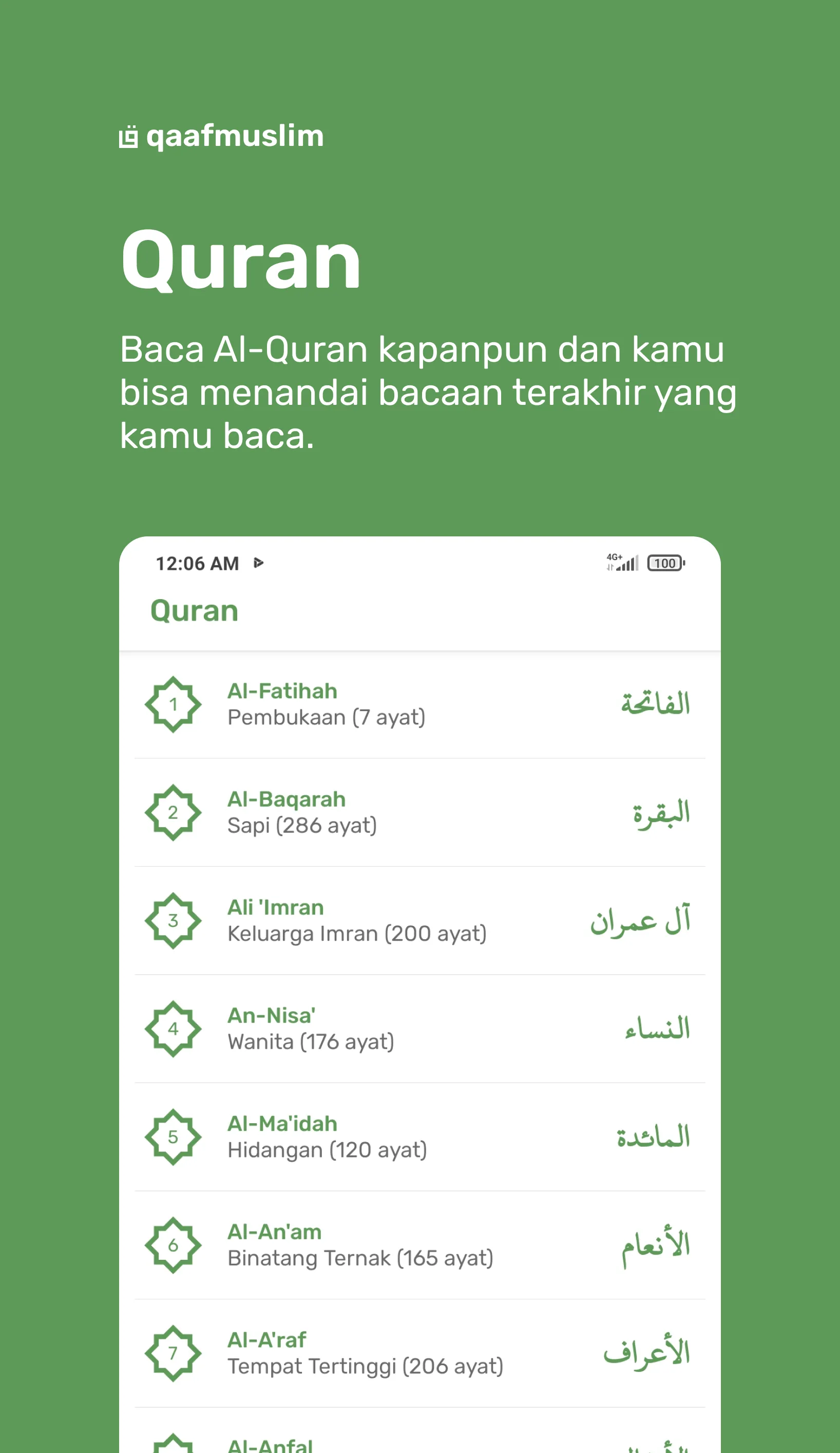 Qaaf Muslim: Quran & Prayer | Indus Appstore | Screenshot