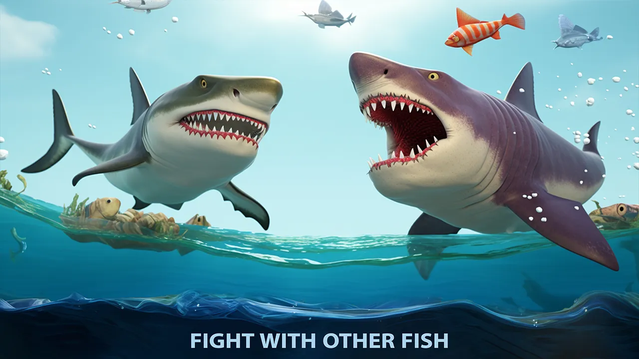 Angry White Shark Hunting Game | Indus Appstore | Screenshot