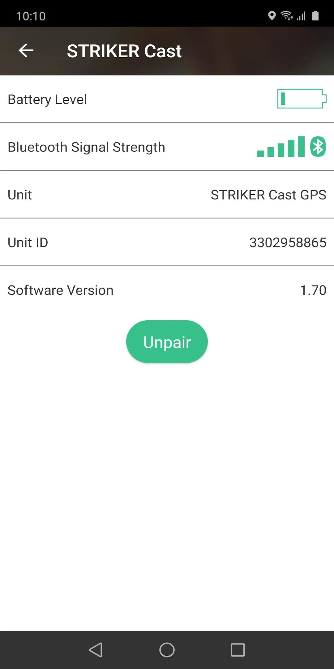 Garmin STRIKER™ Cast | Indus Appstore | Screenshot