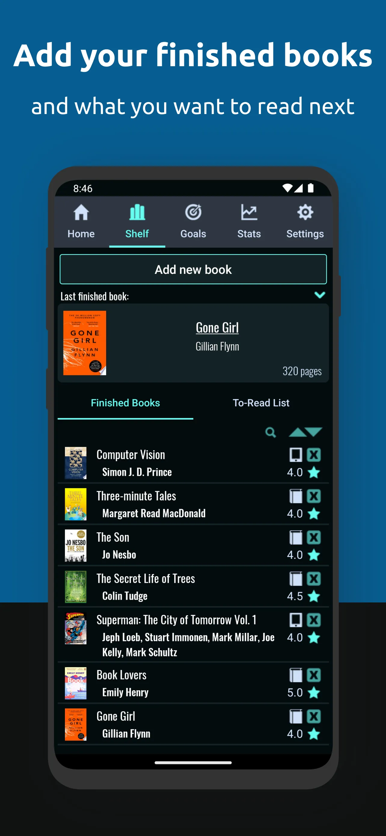 my Reading Record Book Log | Indus Appstore | Screenshot