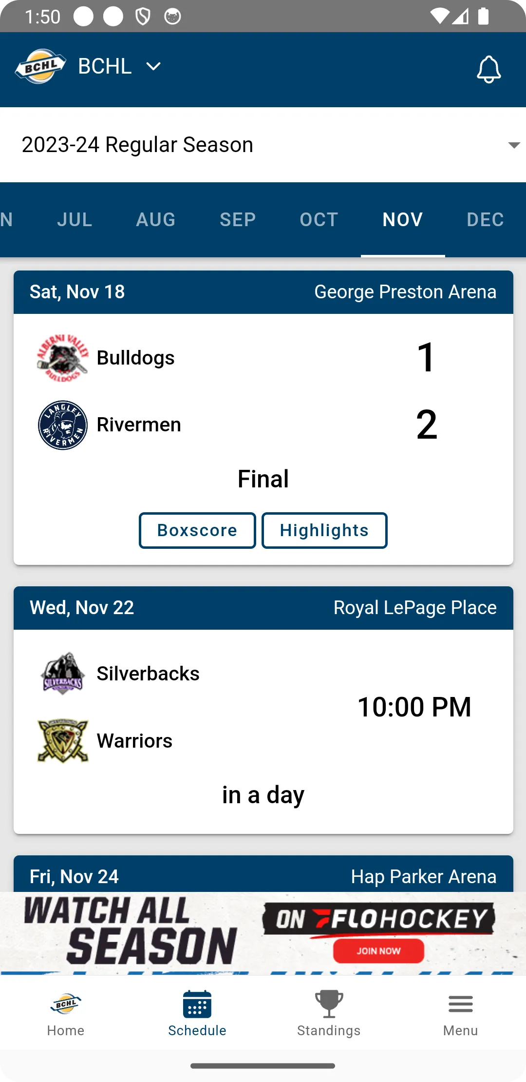 BCHL | Indus Appstore | Screenshot