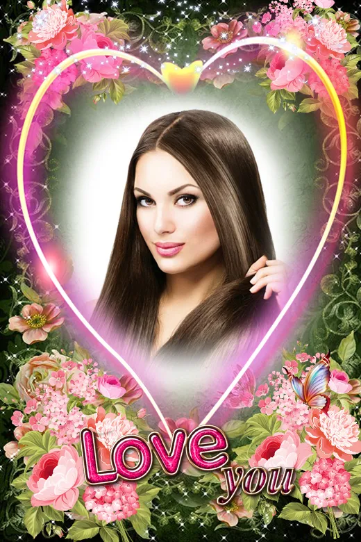 Lovely flower photo frame | Indus Appstore | Screenshot