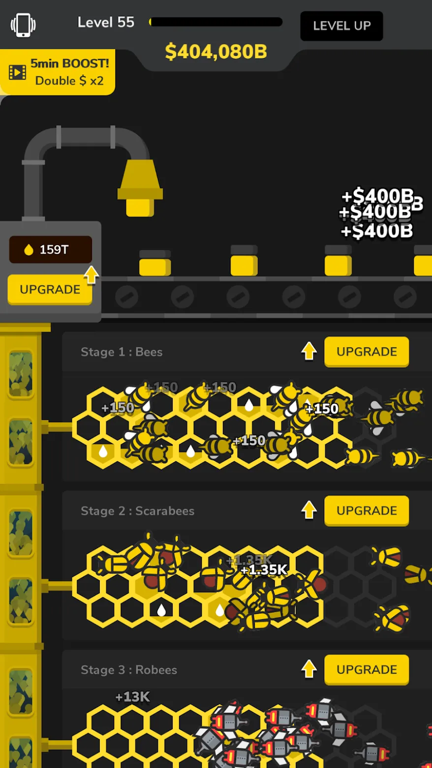 Idle Bee Factory Tycoon | Indus Appstore | Screenshot