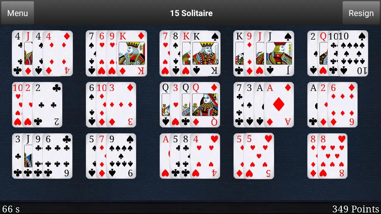 15 Solitaire | Indus Appstore | Screenshot