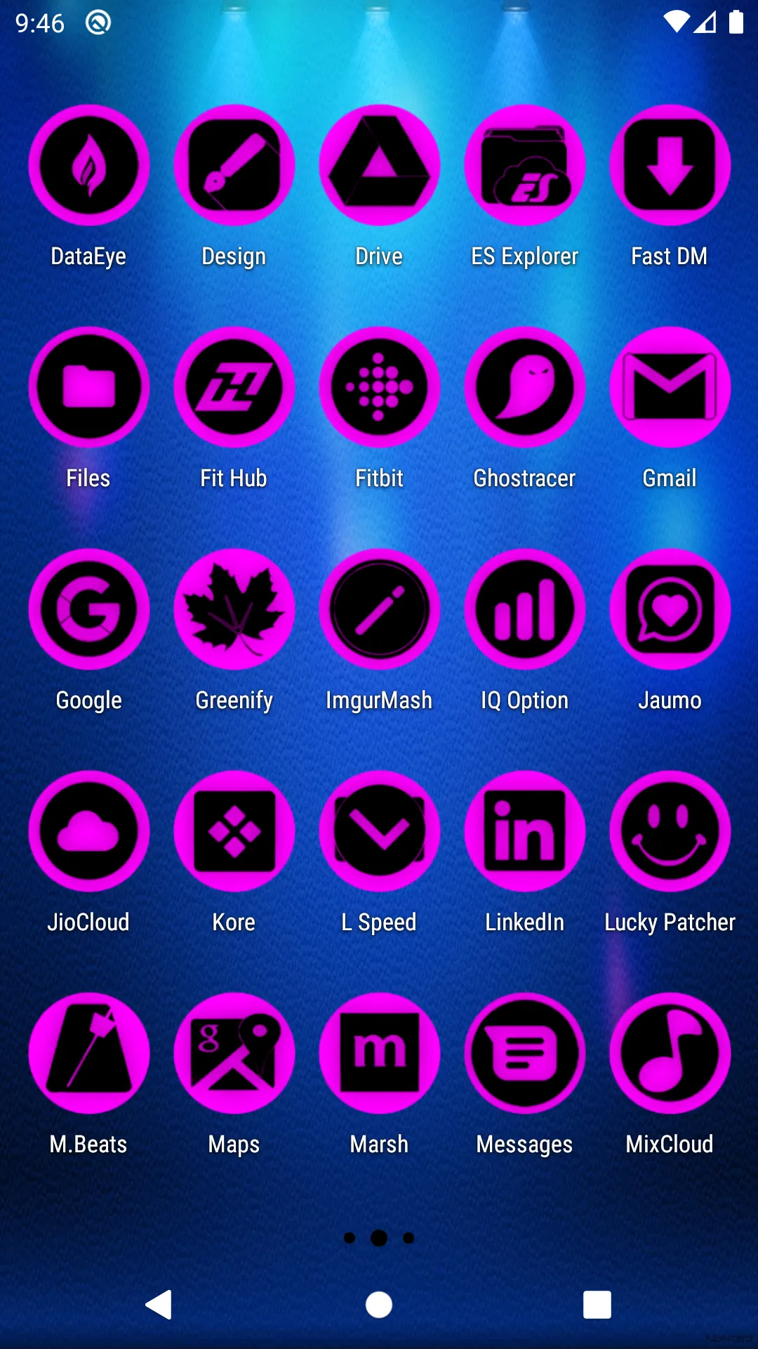 Oreo Magenta Icon Pack P2 | Indus Appstore | Screenshot