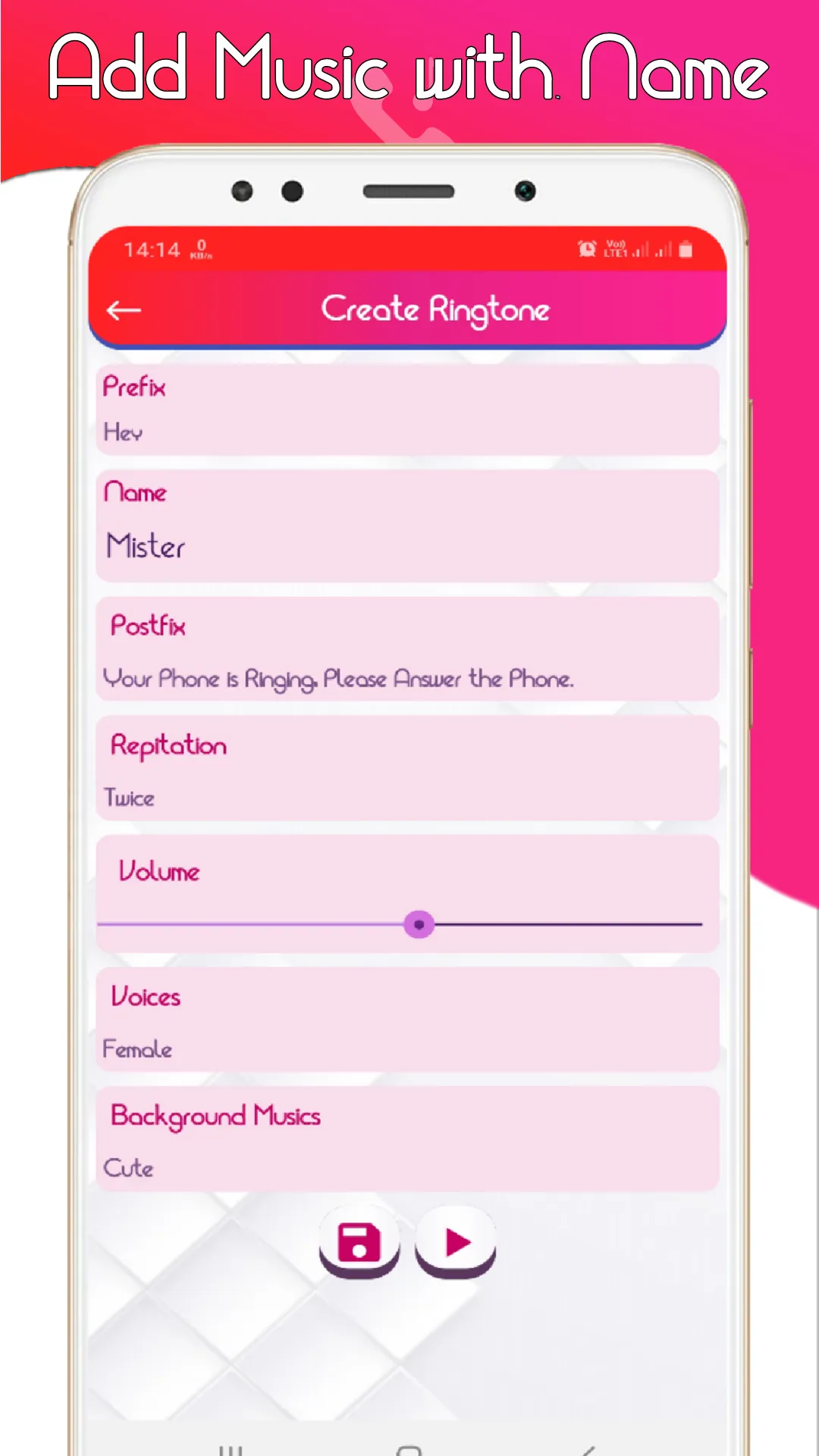 My Name Ringtone Maker | Indus Appstore | Screenshot