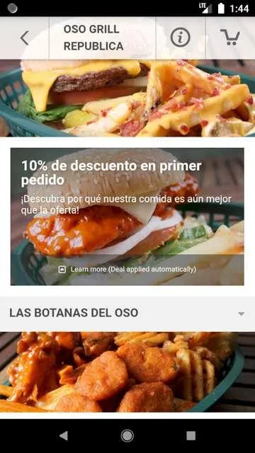 OSO GRILL REPUBLICA | Indus Appstore | Screenshot