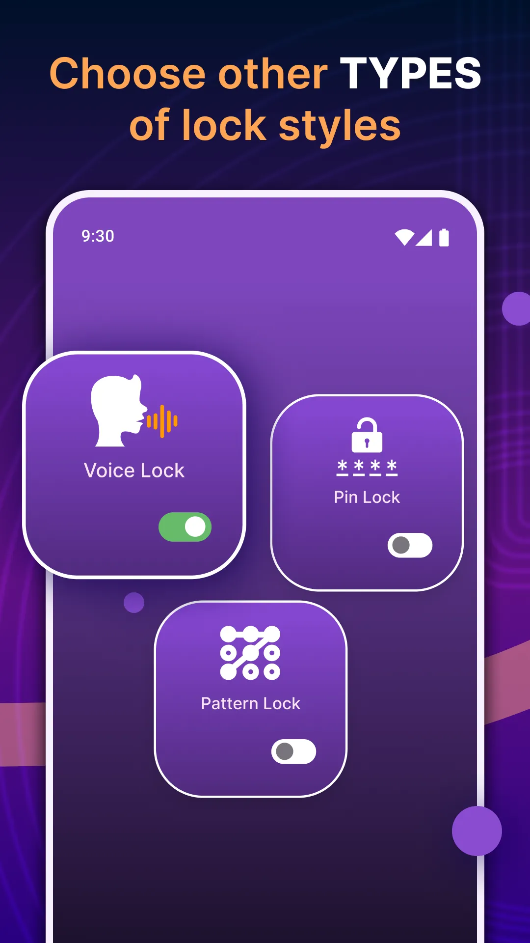 Voice Screen Lock | Indus Appstore | Screenshot