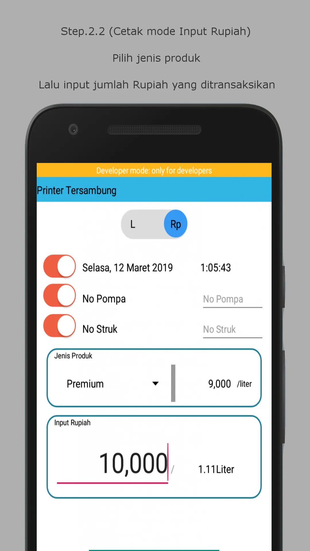 Struk Pertamini | Indus Appstore | Screenshot