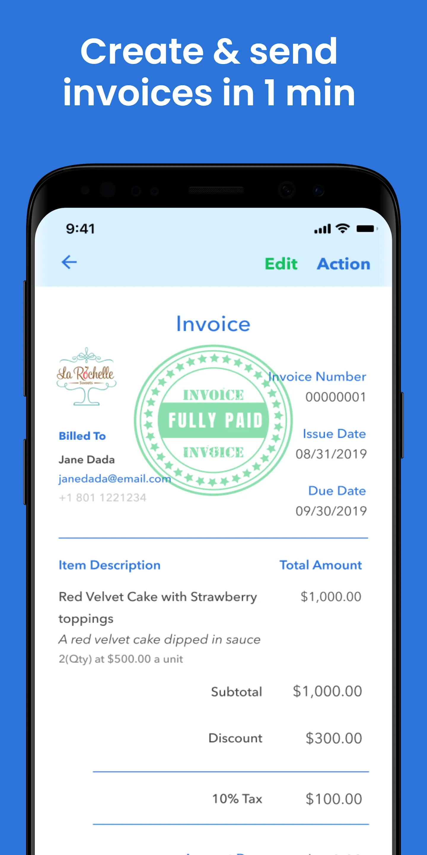 Vencru Invoicing & Accounting | Indus Appstore | Screenshot