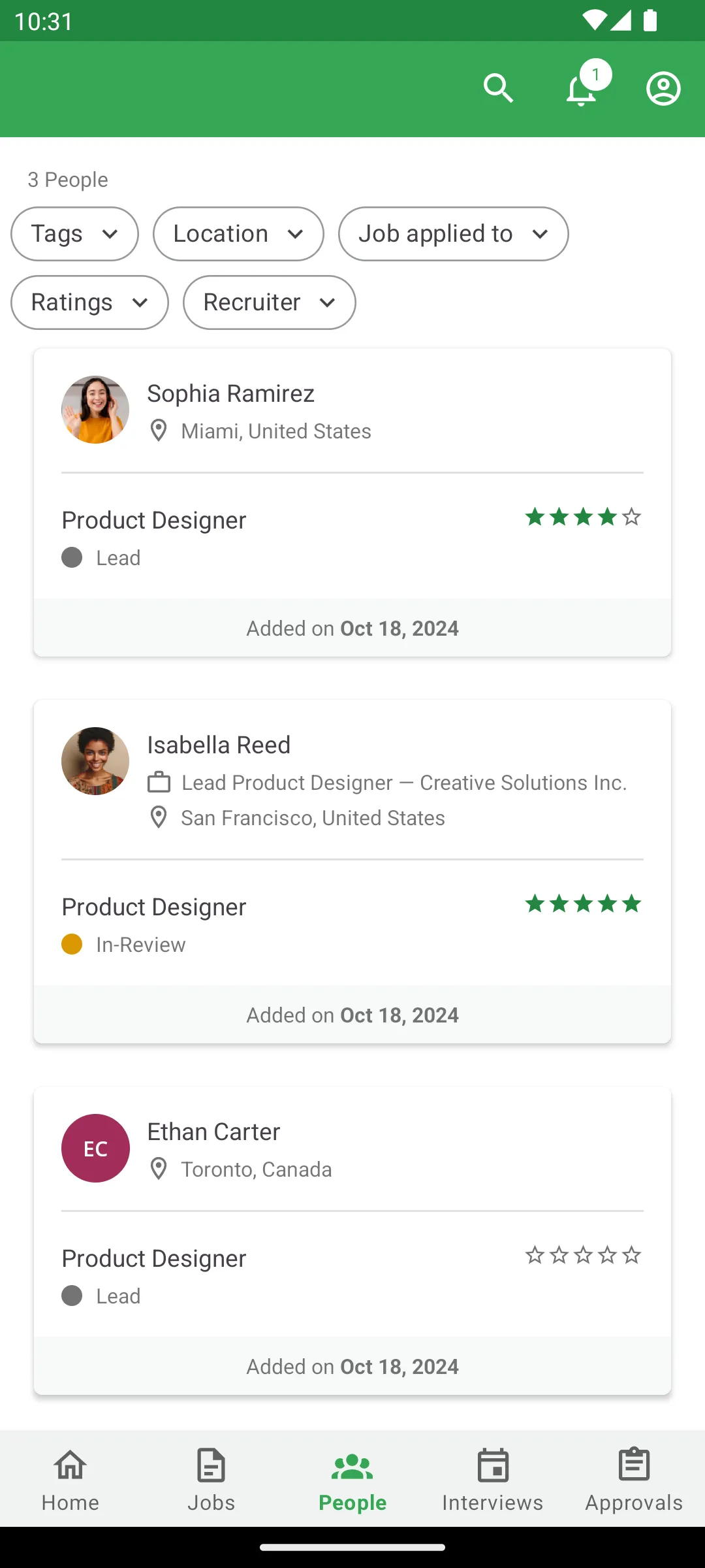 Hiring | Indus Appstore | Screenshot