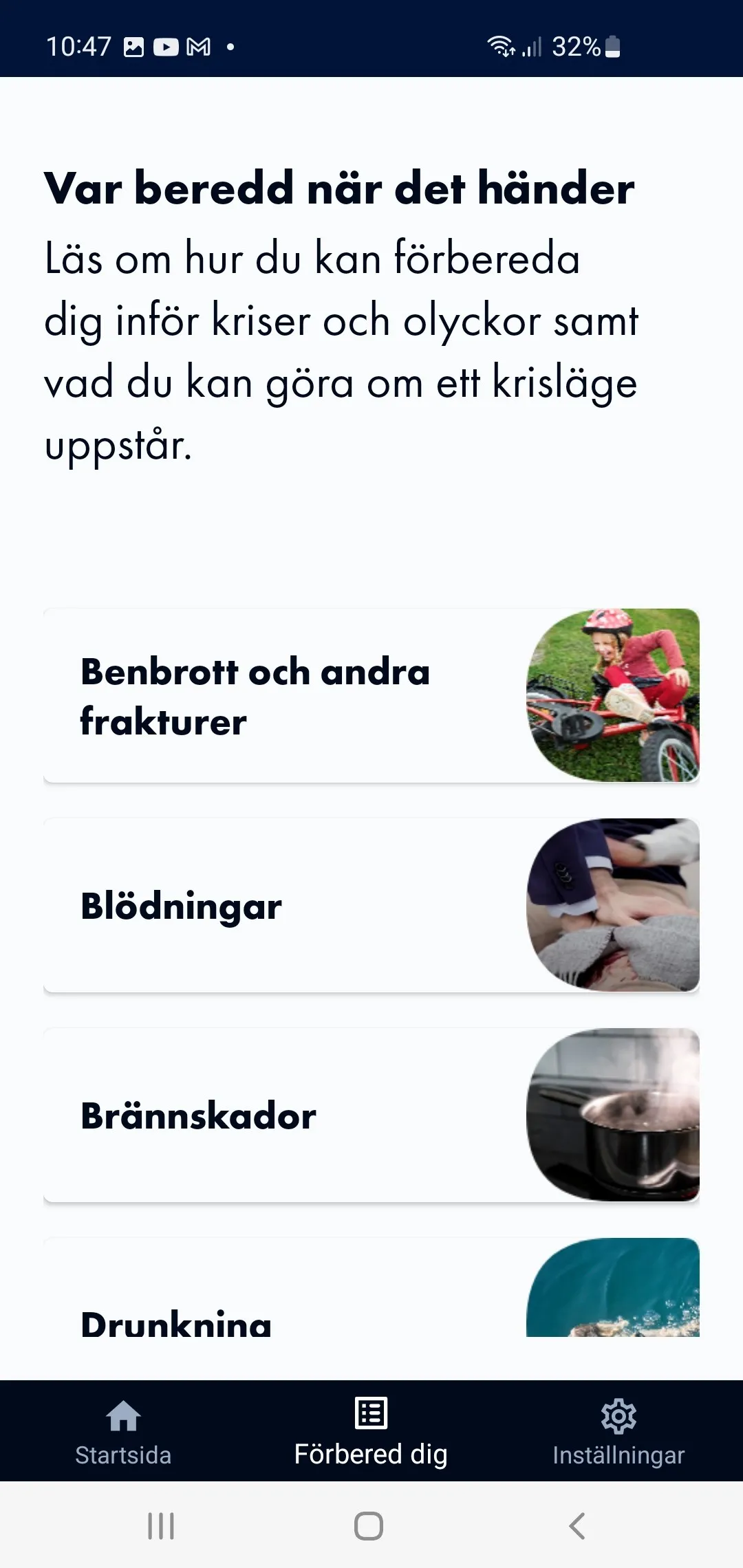 Krisinformation.se | Indus Appstore | Screenshot