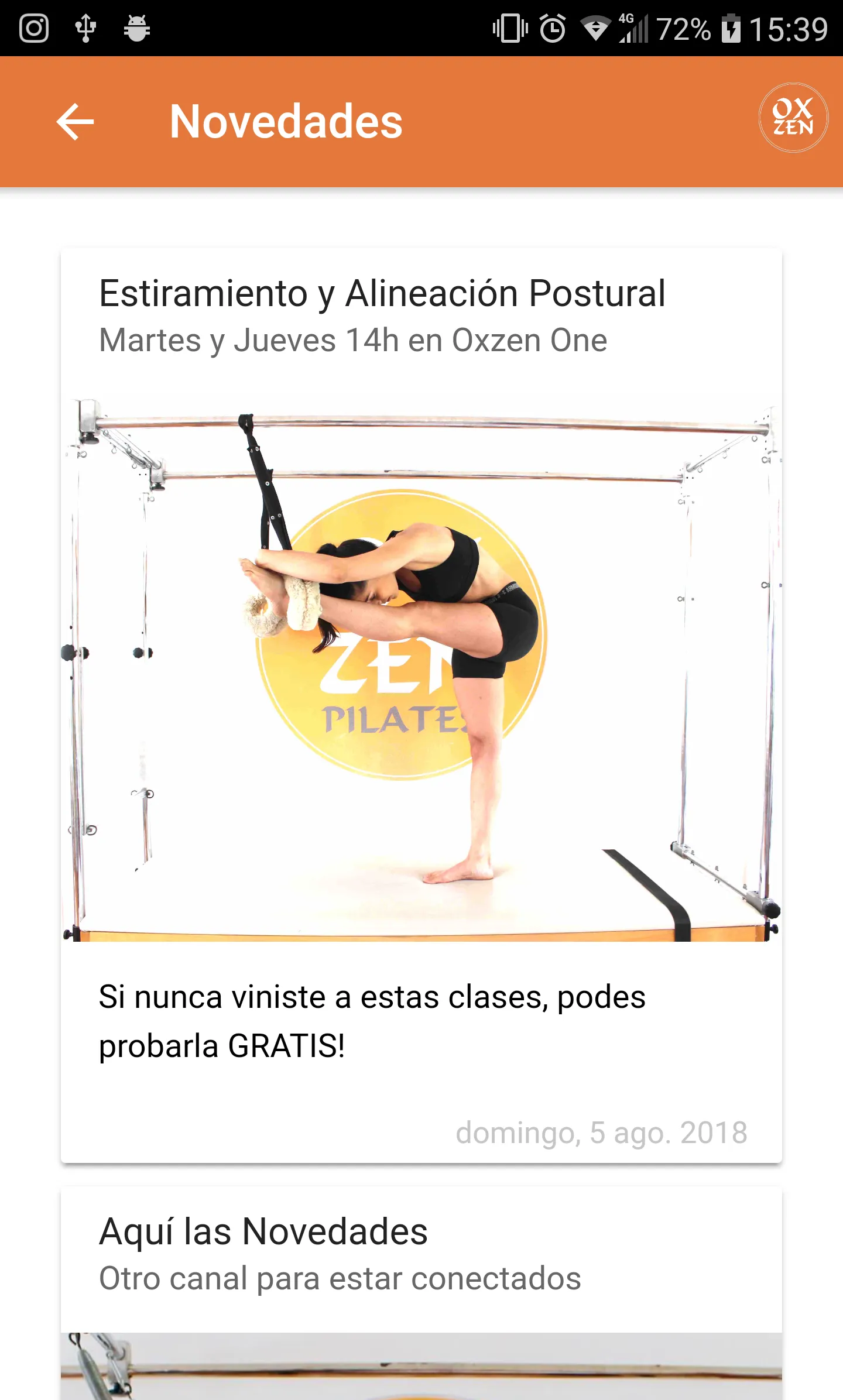 Oxzen Pilates | Indus Appstore | Screenshot