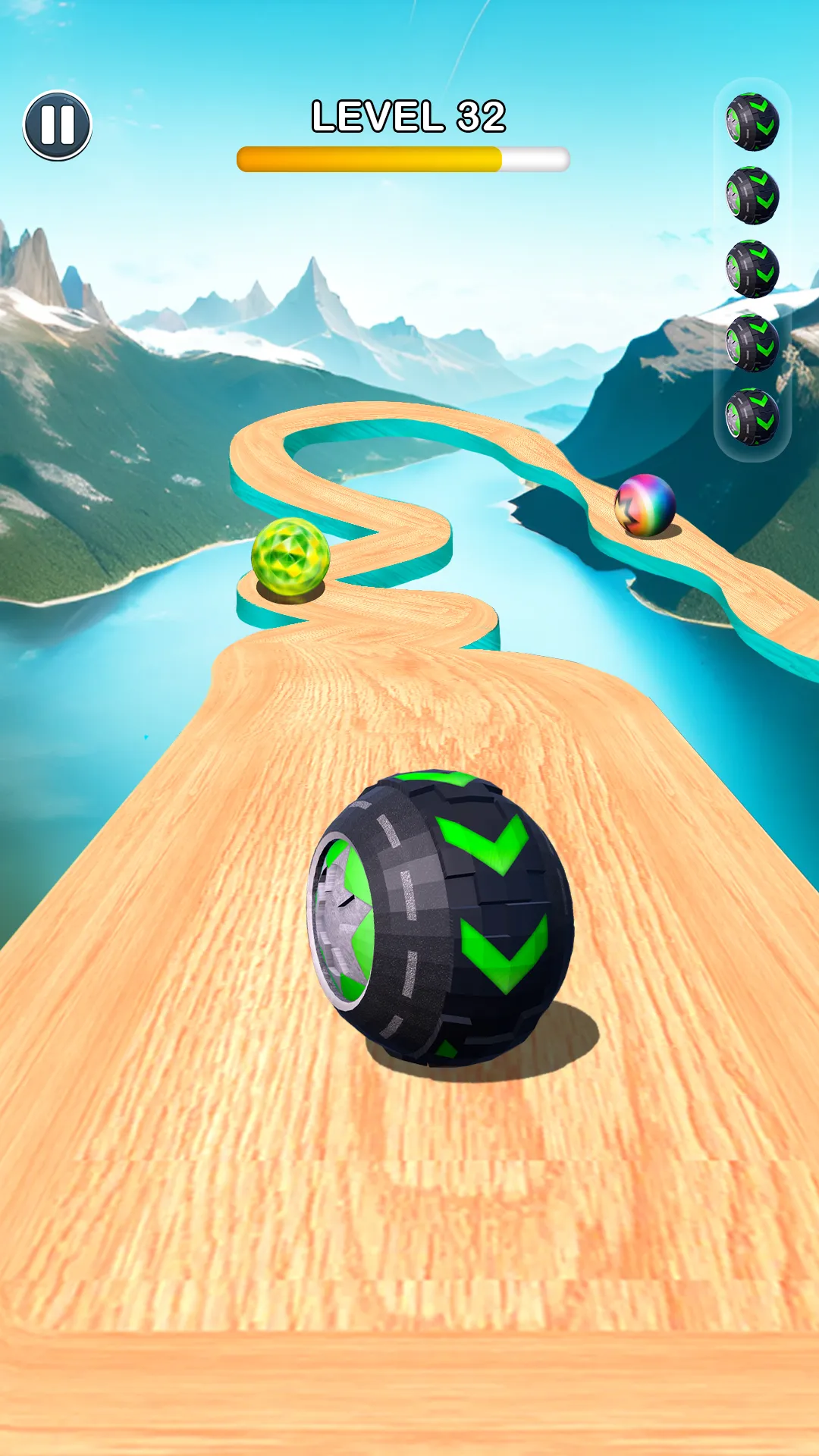 Rolling Ball Sky Escape | Indus Appstore | Screenshot