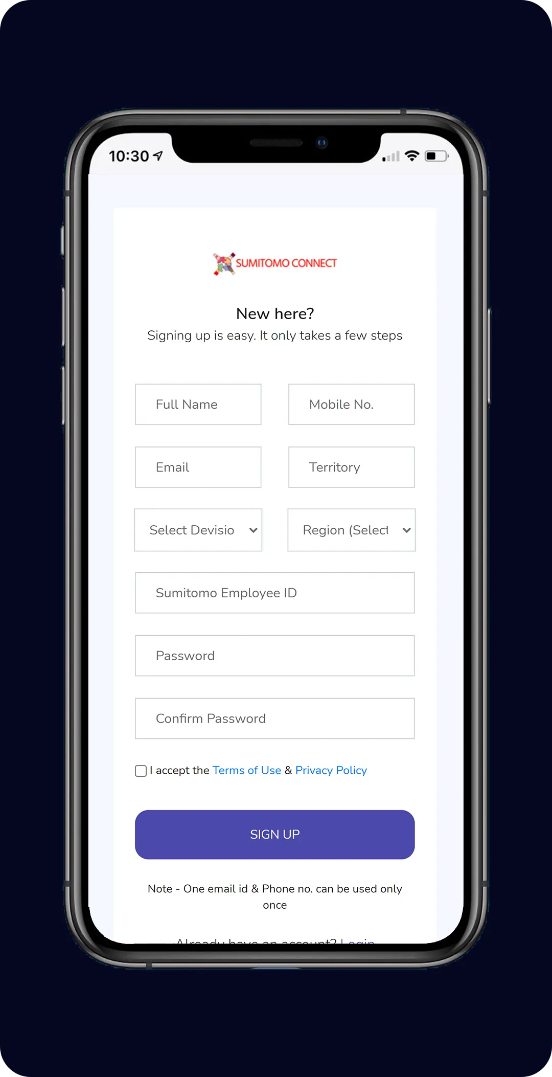 Sumitomo Connect | Indus Appstore | Screenshot