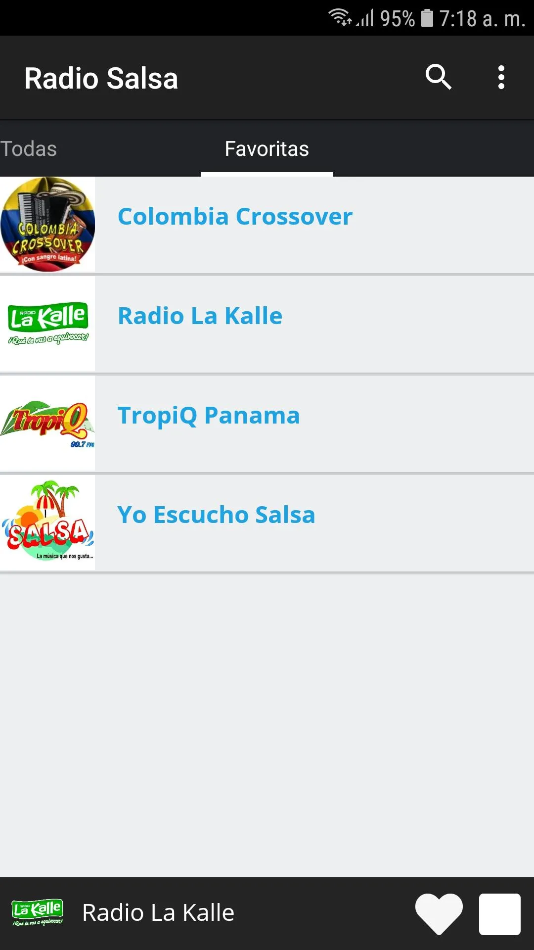 Salsa Radio | Indus Appstore | Screenshot