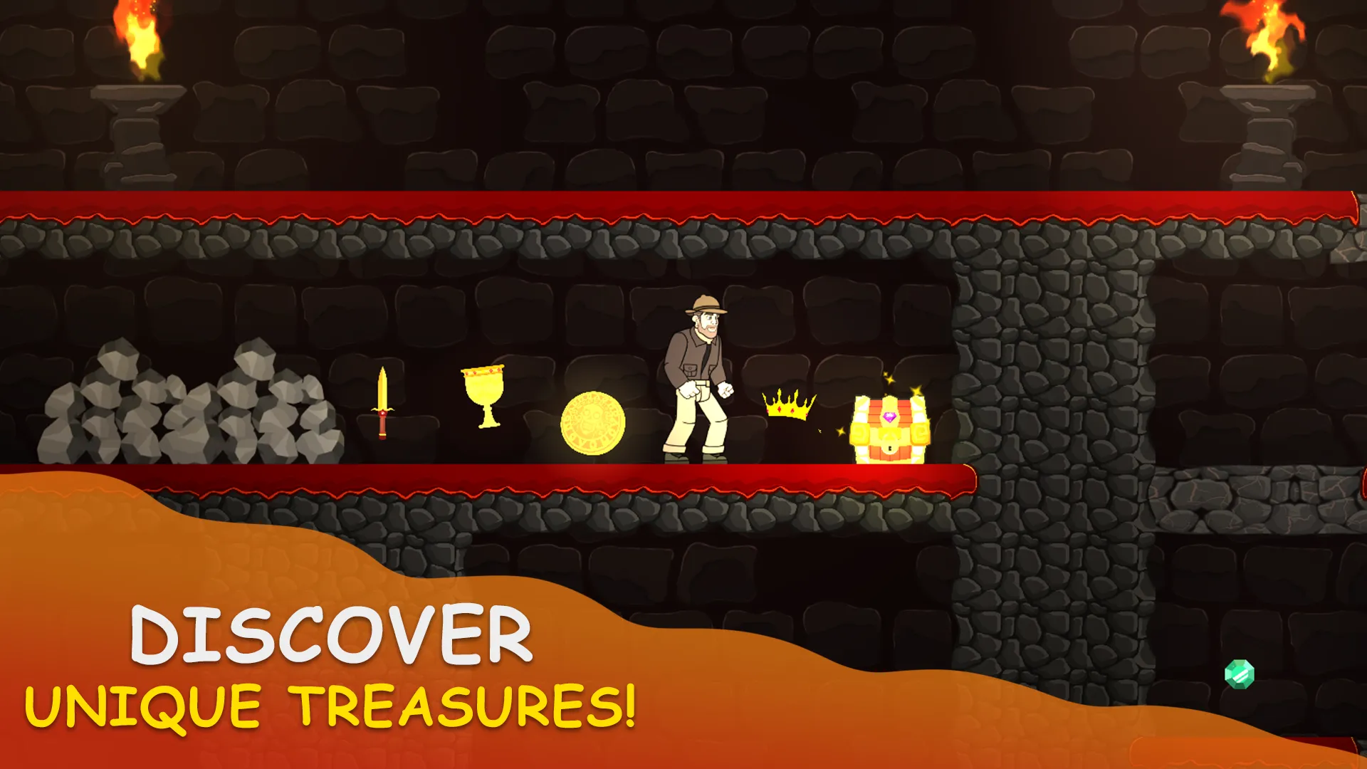 Volcano Escape | Indus Appstore | Screenshot