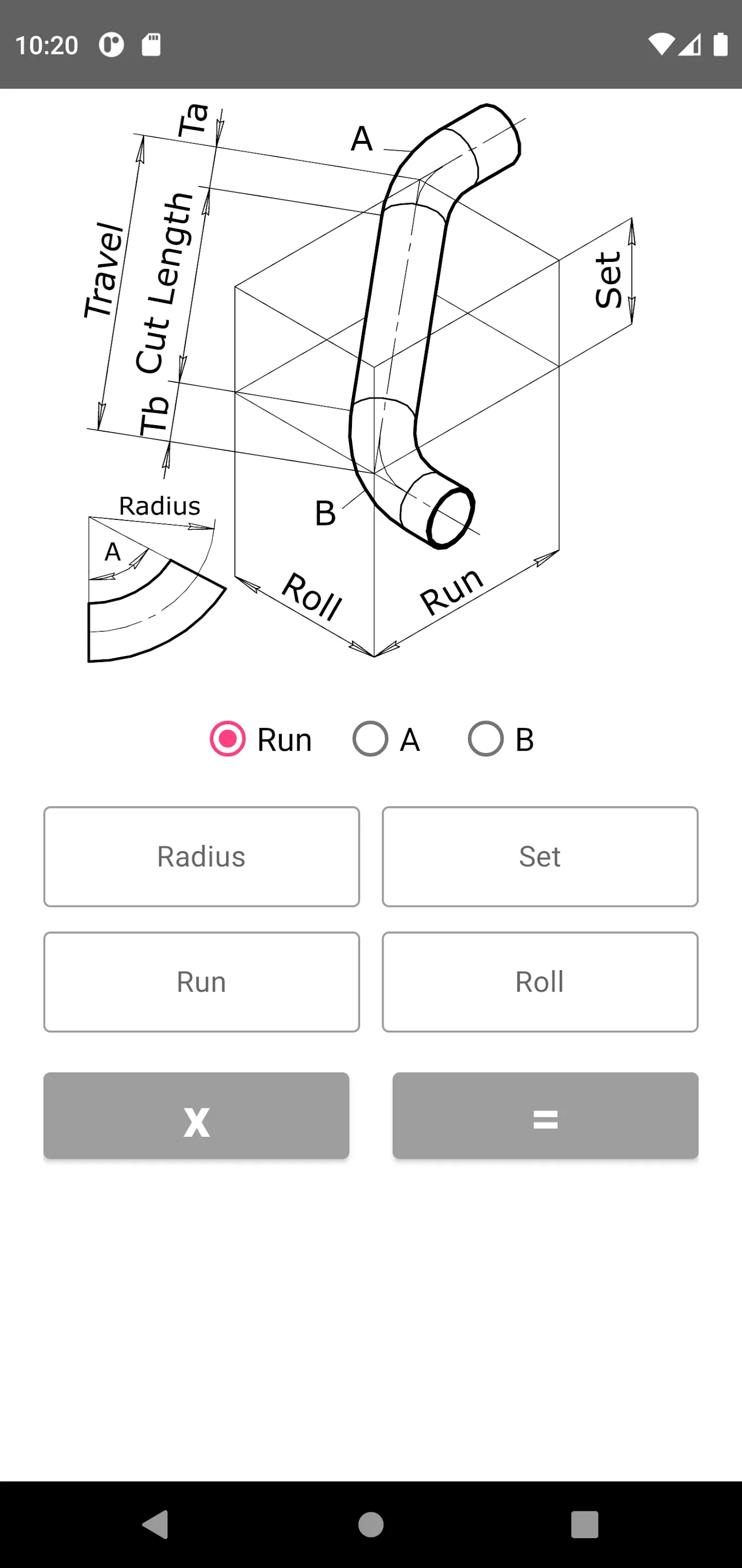 Offset Pipe calculator | Indus Appstore | Screenshot