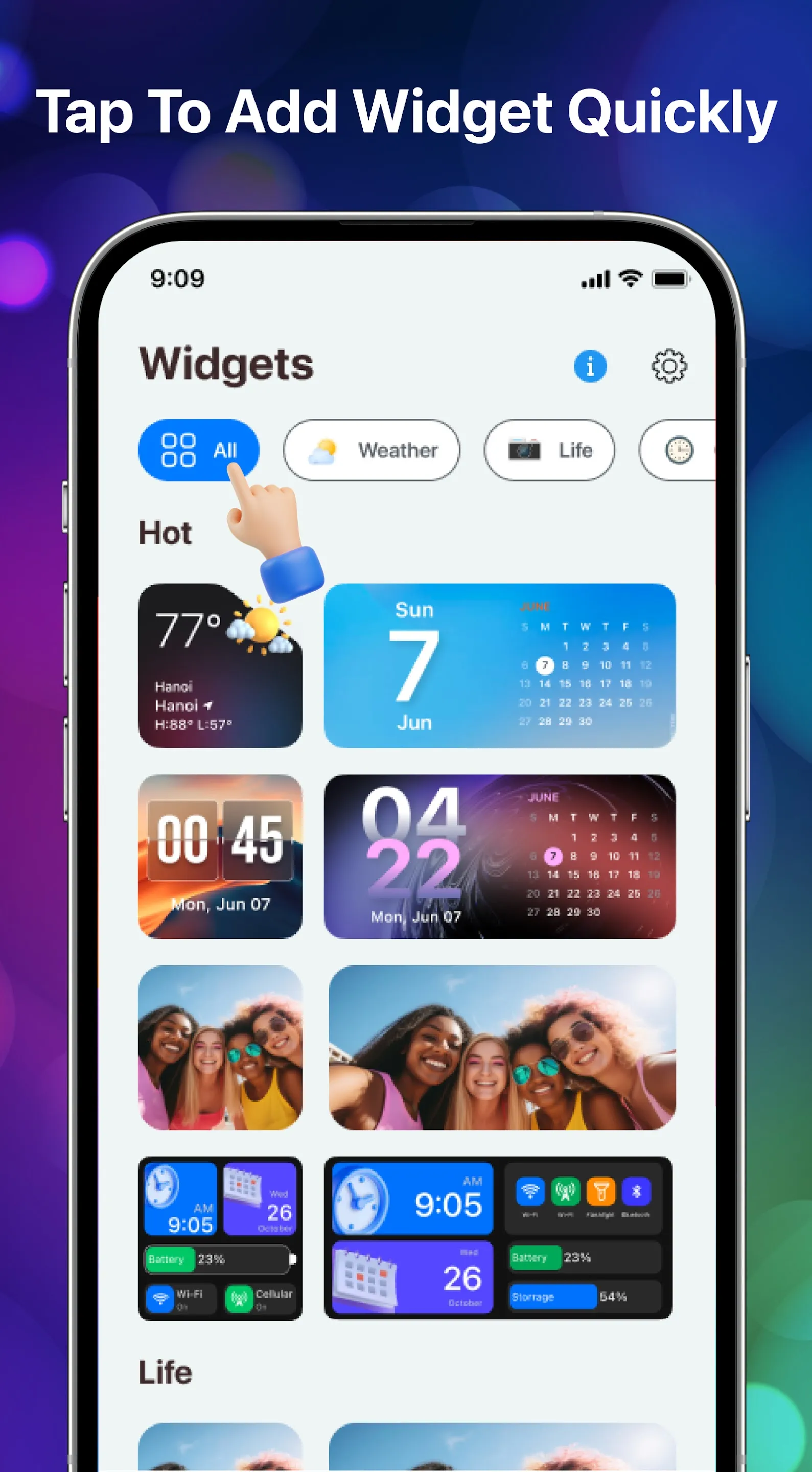 OS 17 Widgets and Themes | Indus Appstore | Screenshot