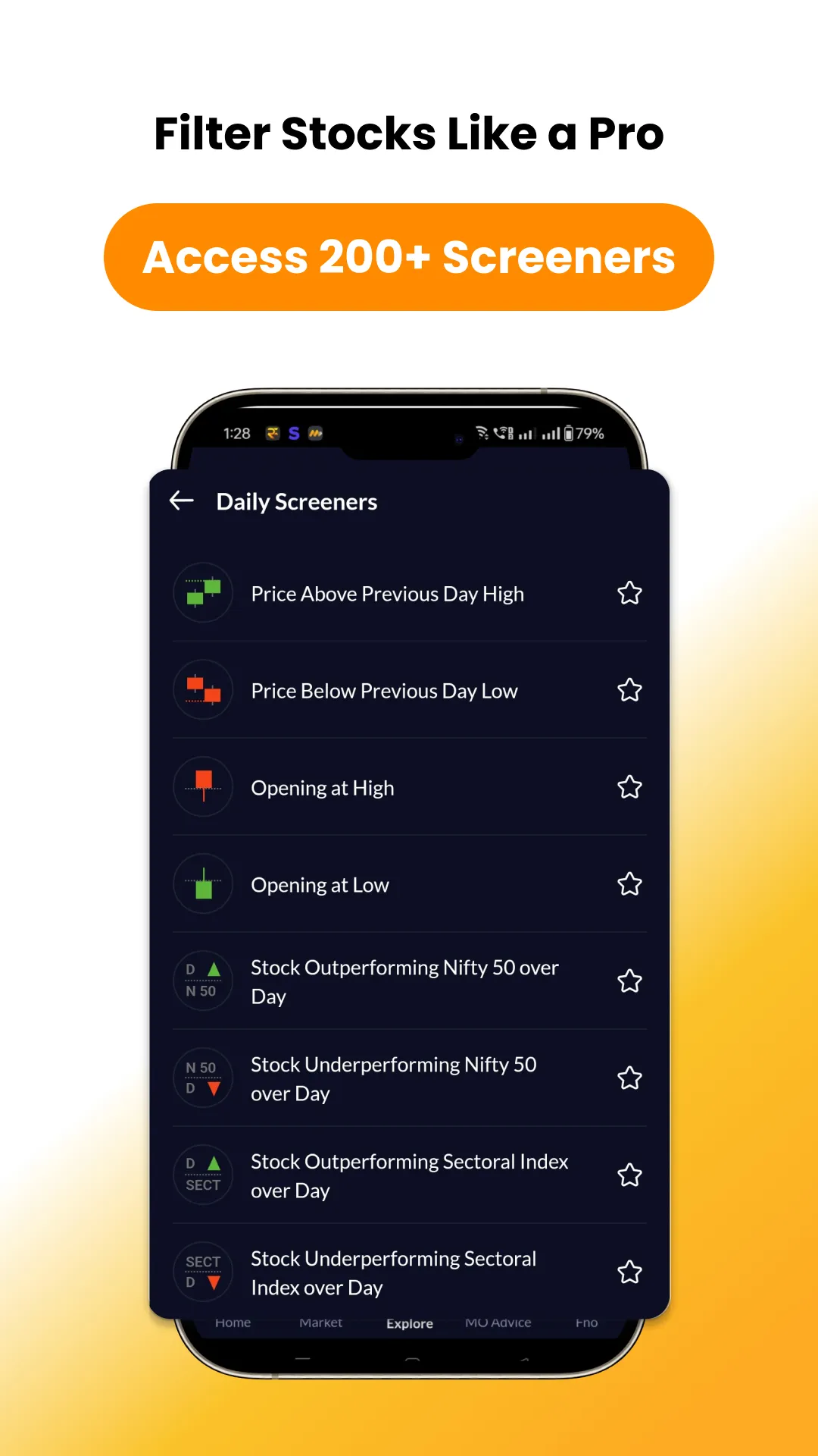 Research 360: Stock Screener | Indus Appstore | Screenshot