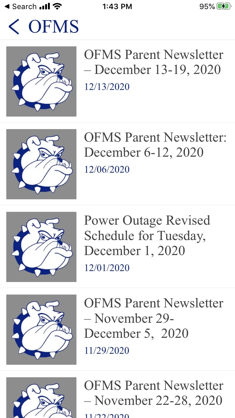 Olmsted Falls Middle School | Indus Appstore | Screenshot