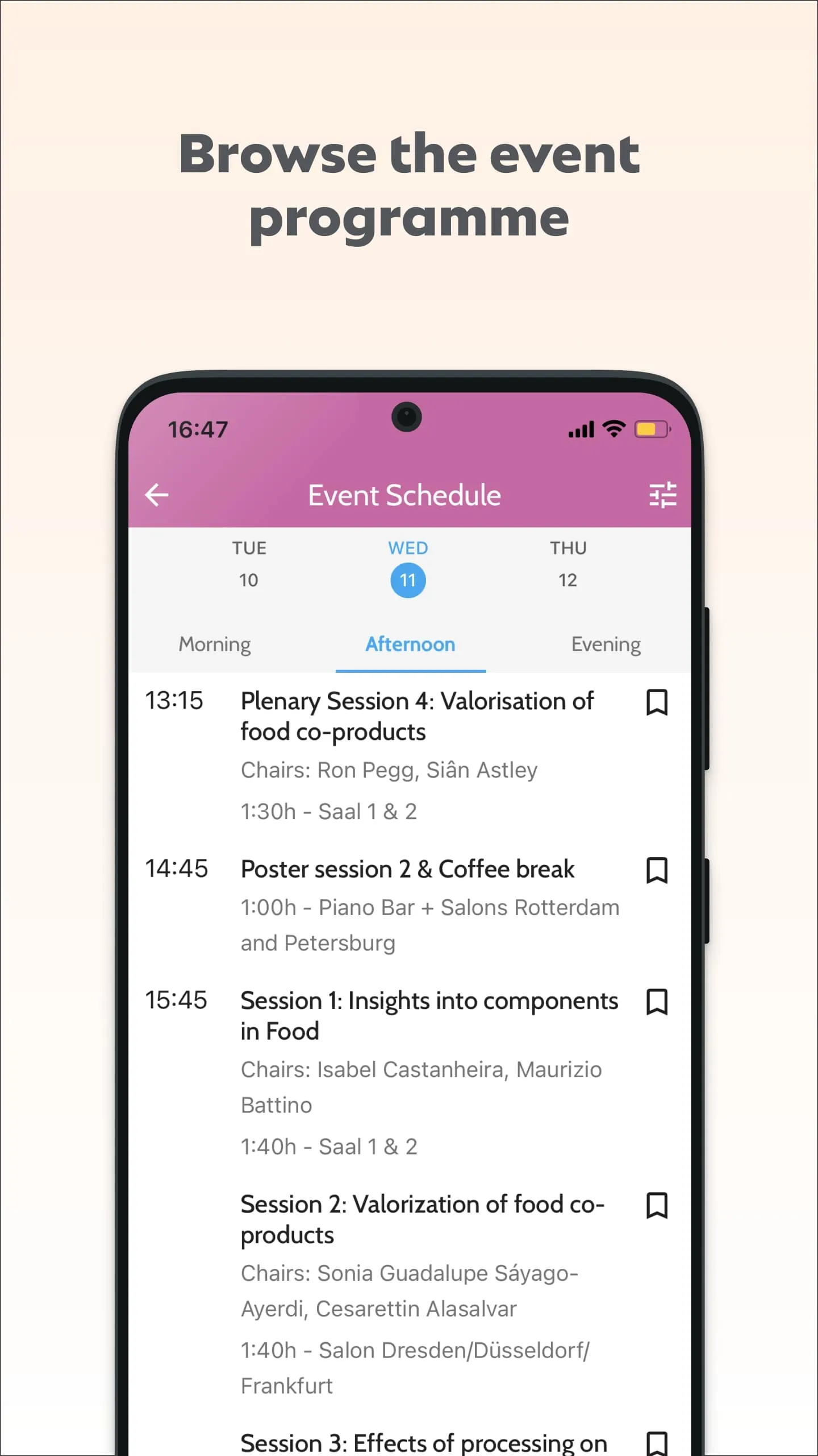 Conferences | Indus Appstore | Screenshot