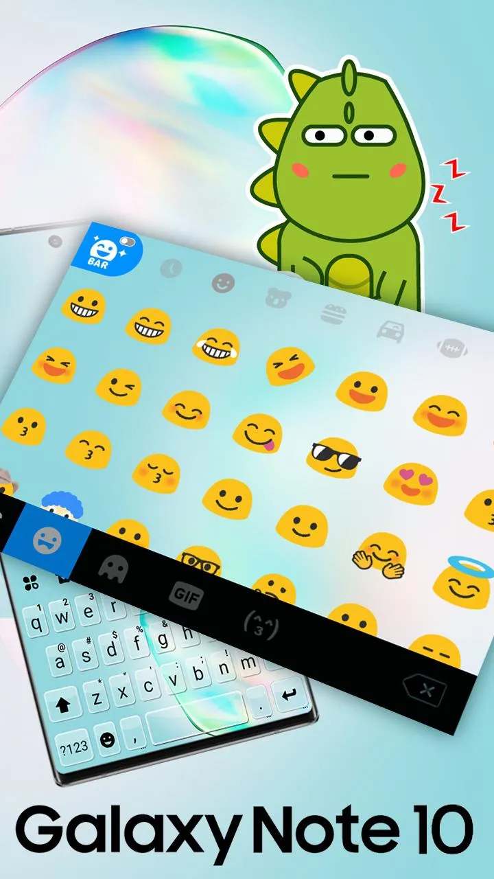 Galaxy Note 10 Keyboard Theme | Indus Appstore | Screenshot