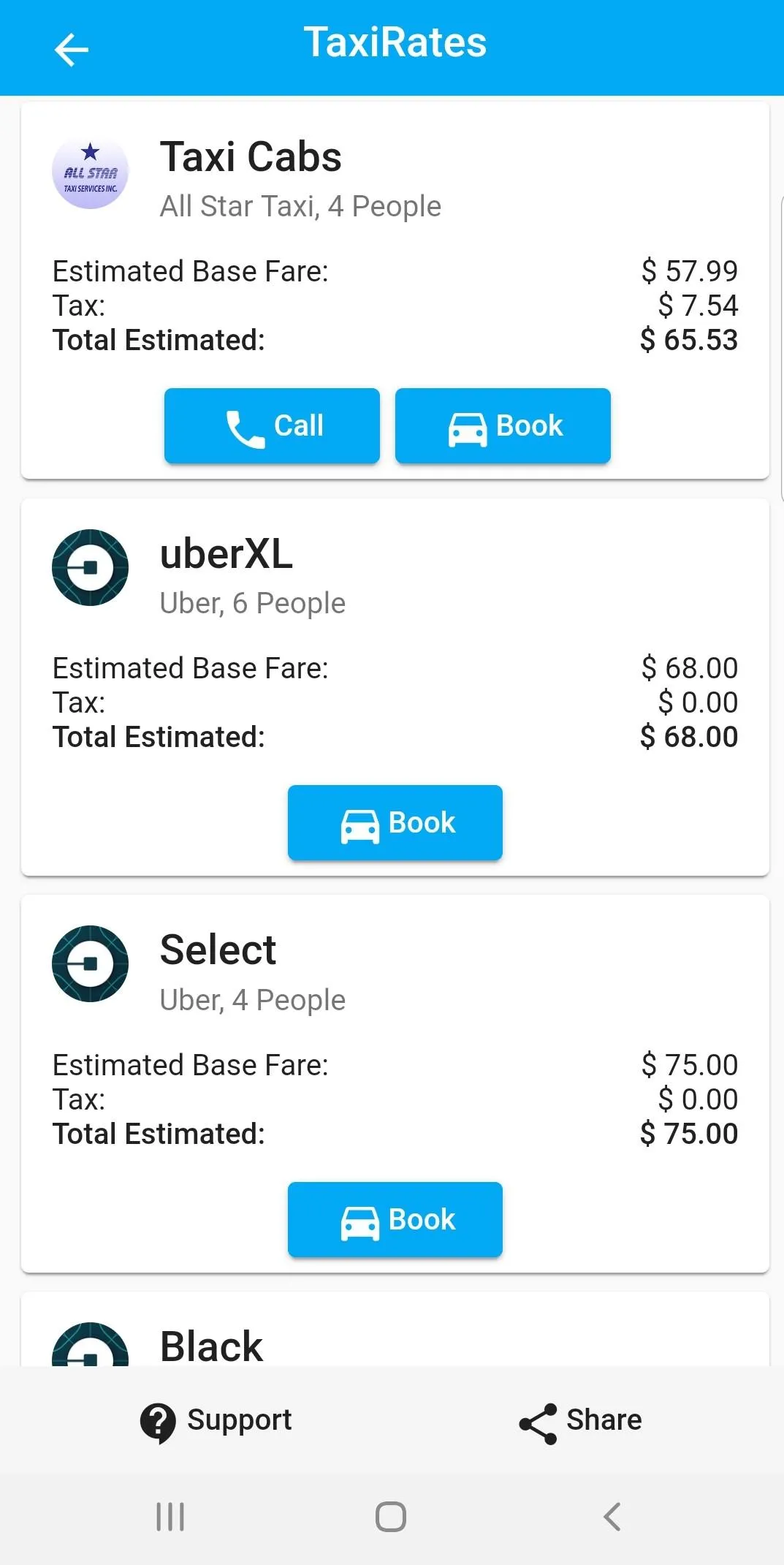 Compare Airport Taxi Service | Indus Appstore | Screenshot