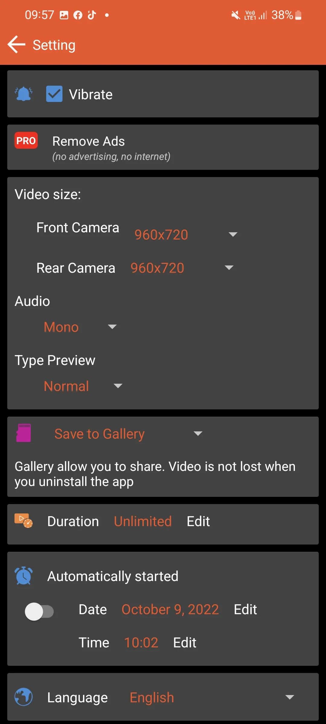 Camera Background Video Record | Indus Appstore | Screenshot